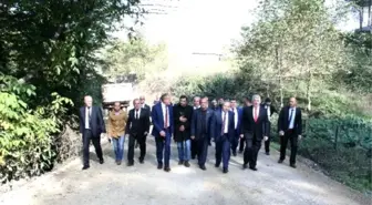 Samandere Şelale Yolu Asfalta Kavuşuyor