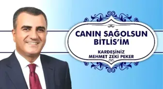 Ak Partili Peker'den Bitlislilere Teşekkür