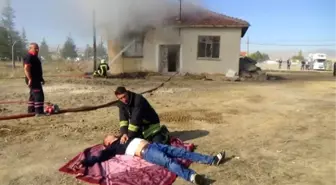 Konya'da Afad'dan Nefes Kesen Tatbikat