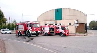 Kocaeli'de Spor Tesislerinde Yangın Paniği