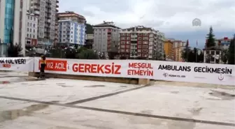 Rize'de Yaşama Yol Ver Kampanyasının Tanıtımı Yapıldı