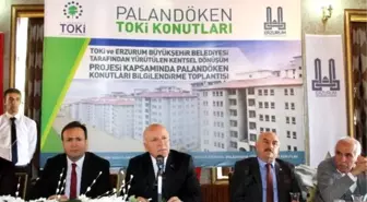 Başkan Sekmen, Palandöken TOKİ Konutlarını Tanıttı