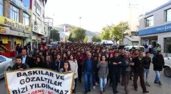 Tunceli'de Gözaltına Alınan 8 Öğrenci için Yürüyüş Düzenlendi