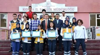 Konya'da Başarılı 112 Çalışanları Ödüllendirildi