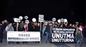 12 Kasım Depreminin 16'ncı Yıl Dönümünde Acılar Tazelendi (3)