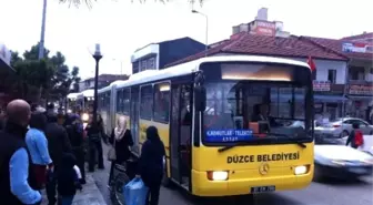 Düzce'de Körüklü Otobüsler Aralıksız Seferde