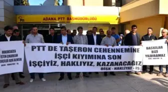 Adana'da Taşeron Posta Dağıtıcıları İşten Çıkarıldı