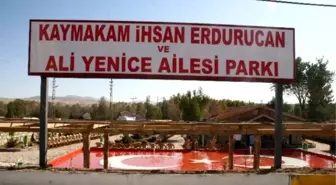 Çandır İlçesinde Kaymakam ve Halk El Ele Vererek 7 Dönüm Alana Modern Park Yaptı