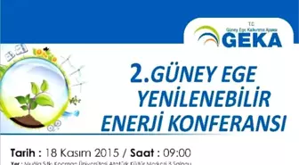 Güney Ege, 2. Yenilenebilir Enerji Konferansını Bekliyor