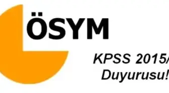 ÖSYM KPSS tercihleri, KPSS öncesi önemli duyuru