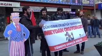 Karabük'te Obama Protestosu