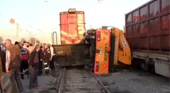 Mersin'de Tren Kazası: 1 Ölü, 1 Yaralı