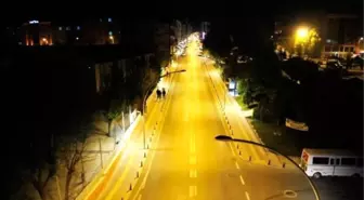 Karaman'da Caddeler Işıl Işıl