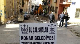 Konak Belediyesi Atilla Mahallesi'ne Adeta Çıkarma Yaptı