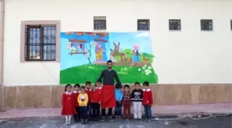 Kaynarca Anaokulu'nun Duvarları Masal Kahramanları ile Süslendi