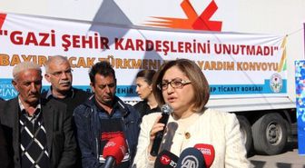 Gazi' Kentte 2 Saatte 10 Tır Yardım Toplandı