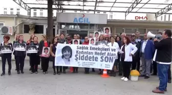 Samsun'da Kadın Doktorun Öldürülmesi Manisa'da Protesto Edildi