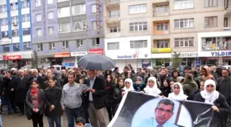 Hakkari'de Tahir Elçi Protestosu