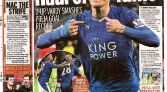 Jamie Vardy, Nistelrooy'un Rekorunu Kırdı