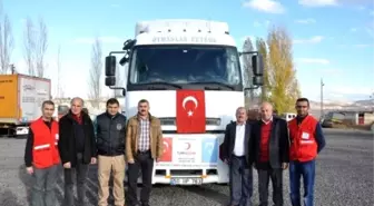 Ürgüp Kızılay'dan Bayır Bucak Türkmenlerine 1 Tır Gıda Yardımı