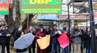 Çatak'ta Tahir Elçi Protestosu