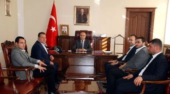 Adıyaman 1954 Spor Kulübü, Vali ve Belediye Başkanıni Ziyaret Etti