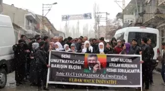 Başkale'de Tahir Elçi Protestosu