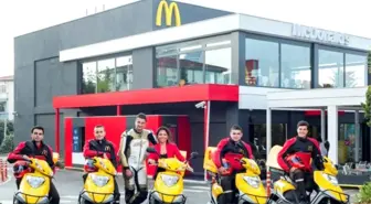 Türkiye'de İlk Kez Mcdonald's Kuryeleri İçin