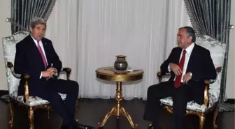 ABD Dışişleri Bakanı Kerry, KKTC Cumhurbaşkanı Akıncı ile Görüştü