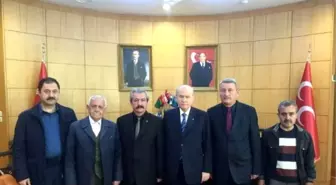 Ülkücü Şehit Ailelerinden Devlet Bahçeli'ye Ziyaret