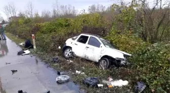 Samsun'da Trafik Kazası: 2 Yaralı