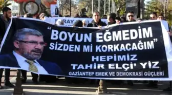 Gaziantep'te Tahir Elçi'nin Öldürülmesi Protesto Edildi