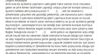 Babuşçu, Haciz Kıskacı Konusunda Eski Çalışanını Suçladı