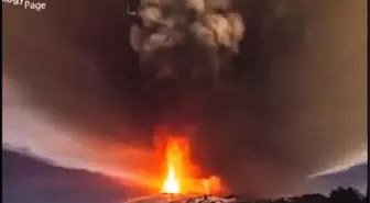 Etna Yanardağı Korkutuyor