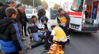 Adıyaman'da Otomobilin Çarptığı Engelli Yaralandı