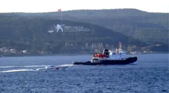 Çanakkale'den Bu Kez Rus Askeri Römorkörü Geçti