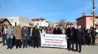 Gemerek'te 'Sağlıklı Yaşam Yürüyüşü' Düzenlendi
