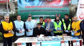 Türkmenlere Yardım Standı