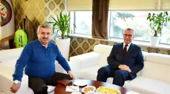 Başkan Baran, Yavuz Erkut'u Ağırladı