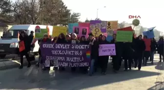 Erzincan - Öldürülen Zabıt Katibi Şenay İçin Yürüdüler