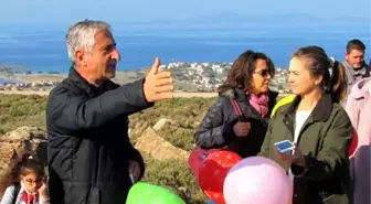 Çeşme'de Res'lere Balonlu Tepki