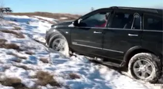 Mudurnu Offroad Kulubü'nden Kış Etkinliği