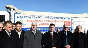 Büyükşehir Belediyesinden, Türkmenlere Gıda Yardımı