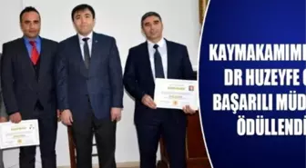 Kaymakam Citer Başarılı Okul Müdürleri Ödüllendirdi