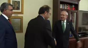 Kılıçdaroğlu, Birleşik Kamu-İş Konfederasyonu Başkanı Hasan Kütük ile Görüştü