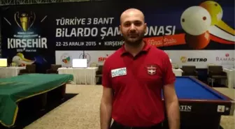 Türkiye 3 Bant Bilardo Şampiyonası'nda Yarı Finalistler Belli Oldu