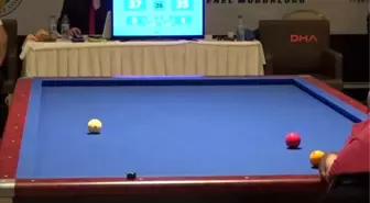 Türkiye 3 Bant Bilardo Şampiyonası'nda Yarı Finalistler Belli Oldu