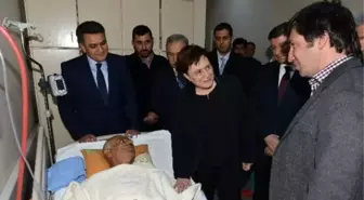 Bakan Sarı'dan, Yaralı Polise 'Geçmiş Olsun' Ziyareti