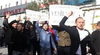 Rize'de Kesk'in Basın Açıklamasına Yumurtalı Protesto