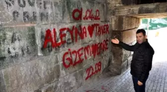 Writings, Sprayed Shapes On Historical Castle's Wall Stirs Debate